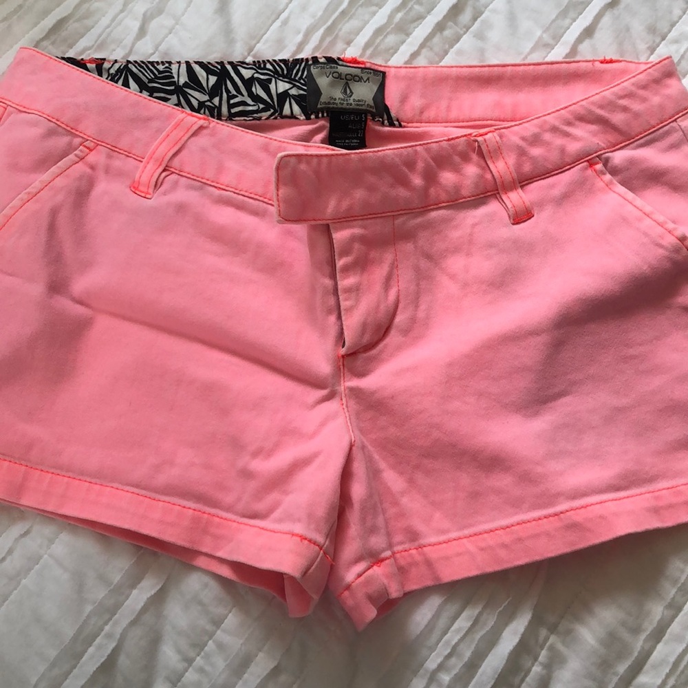 Volcom Neon Pink Shorts